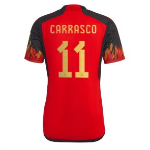 Belgien Yannick Carrasco #11 Hjemmebanetrøje VM 2022 Kort ærmer